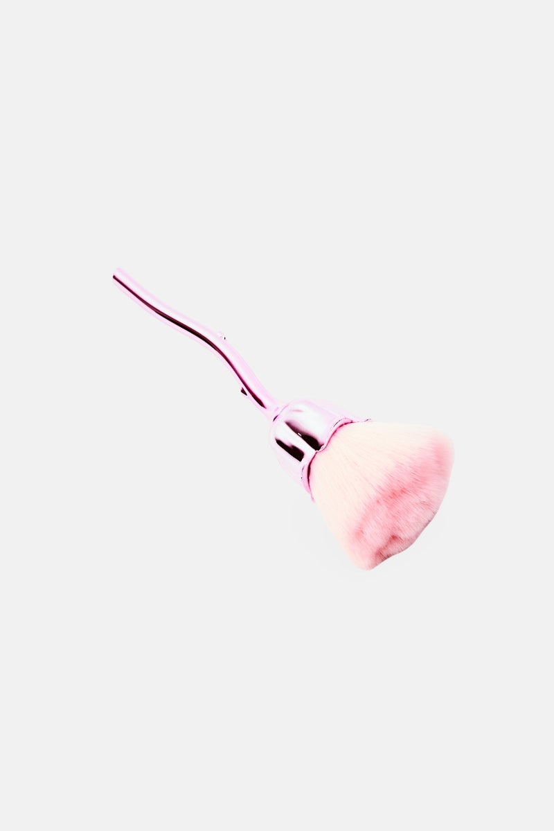 Olivia Rose Rose Flower Makeup Brush, Pink - Image 2